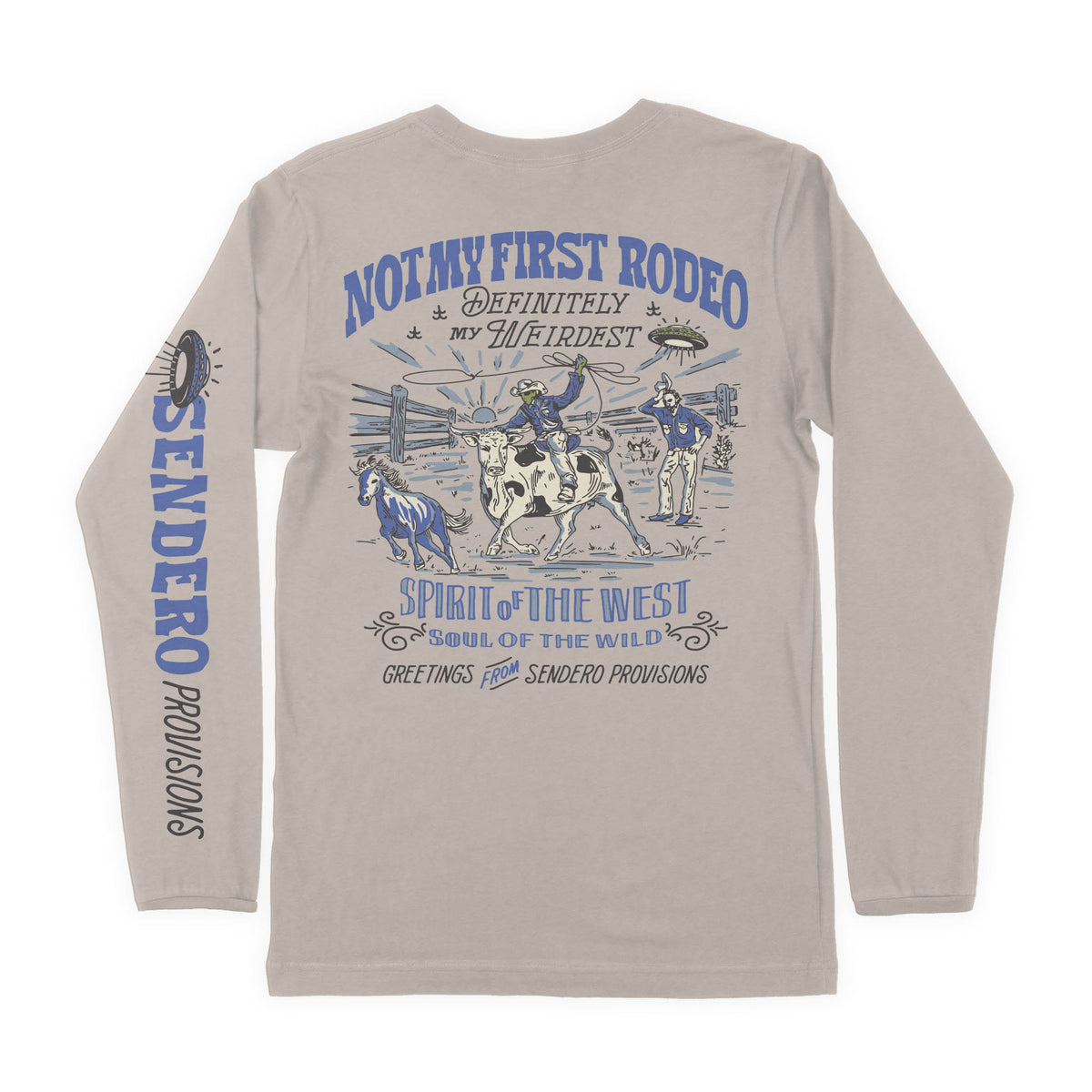 Greetings Long Sleeve T-Shirt - Sand