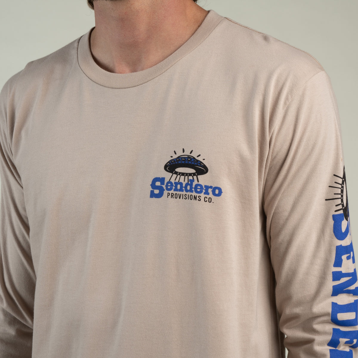 Greetings Long Sleeve T-Shirt - Sand