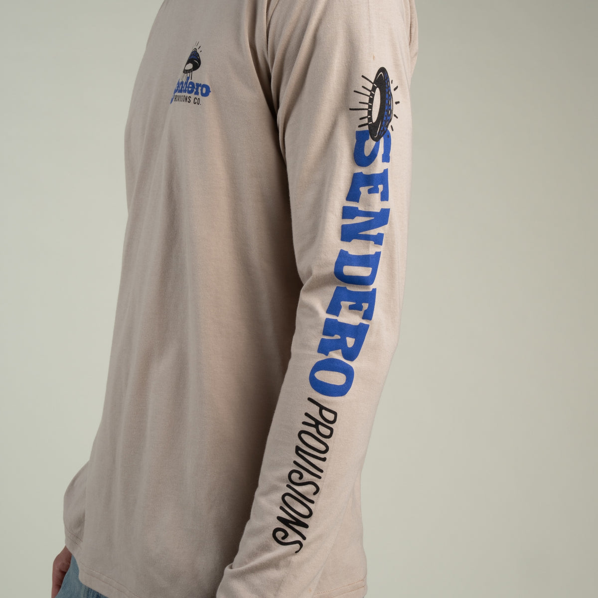 Greetings Long Sleeve T-Shirt - Sand