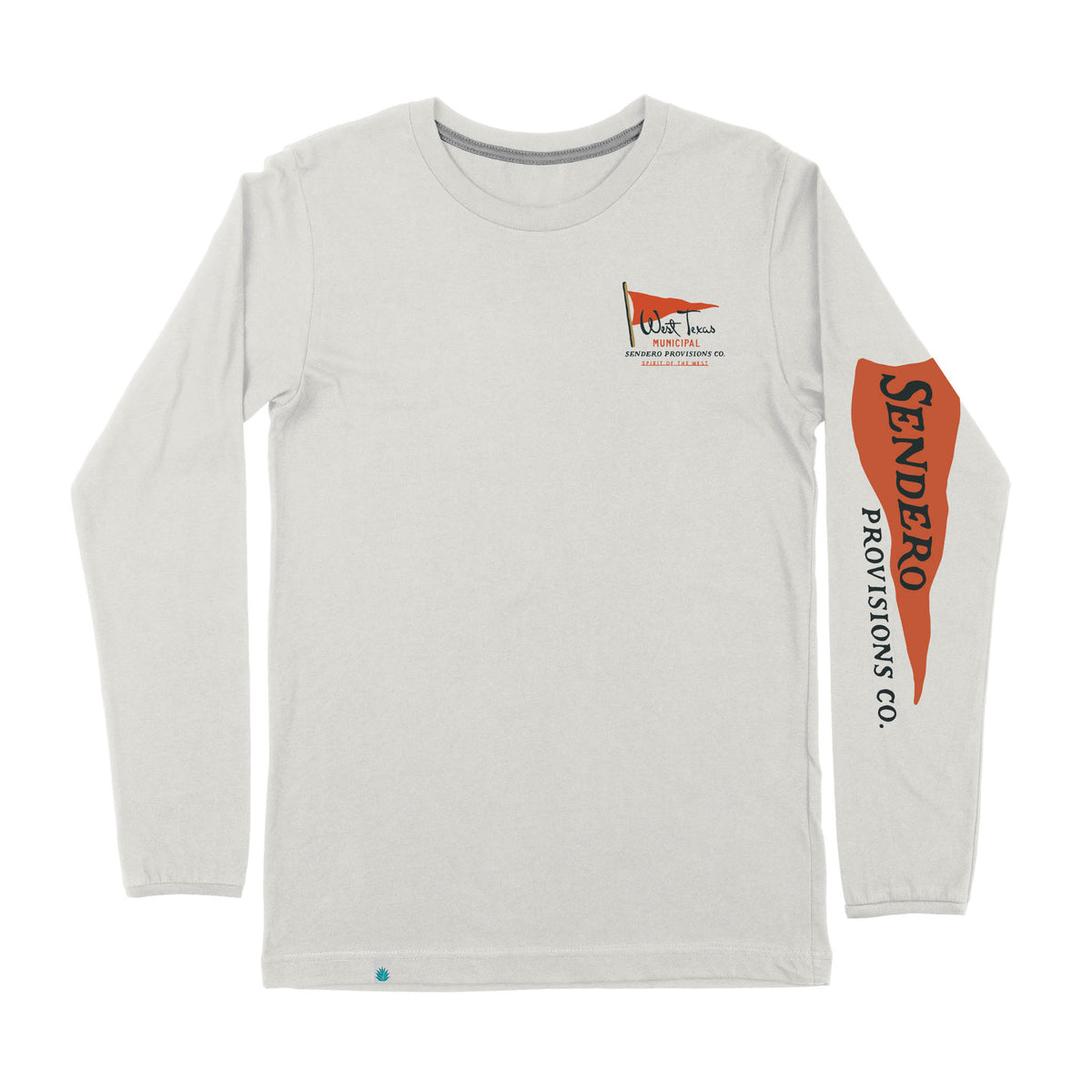 West Texas Municipal Long Sleeve T-Shirt - Vintage White