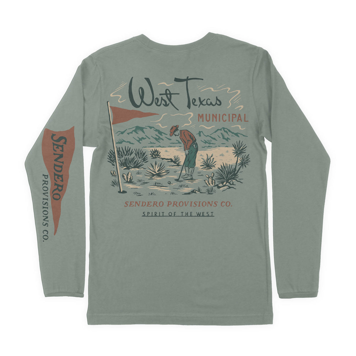 West Texas Municipal Long Sleeve T-Shirt - Laguna