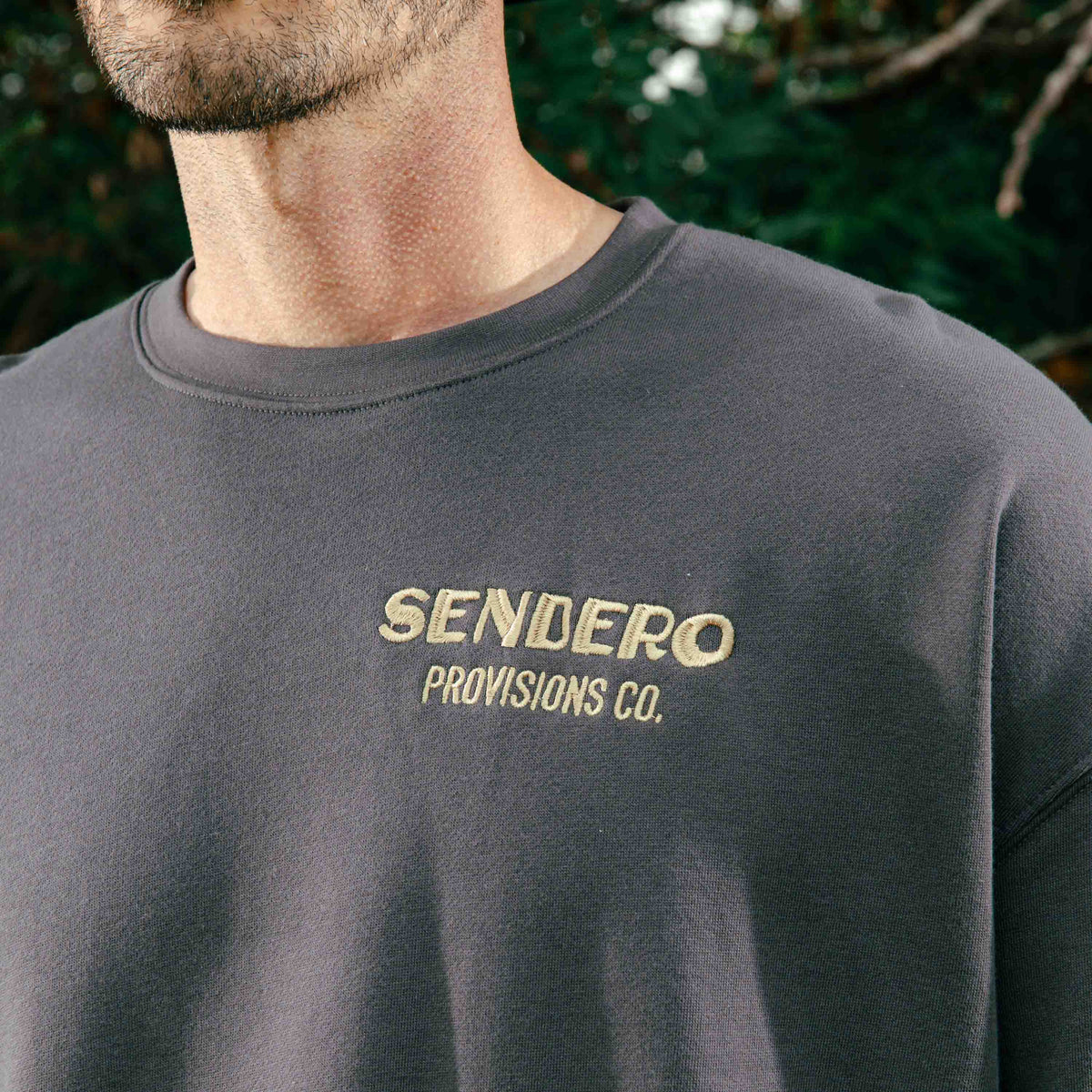 Deer Fishers Sweatshirt - Charcoal