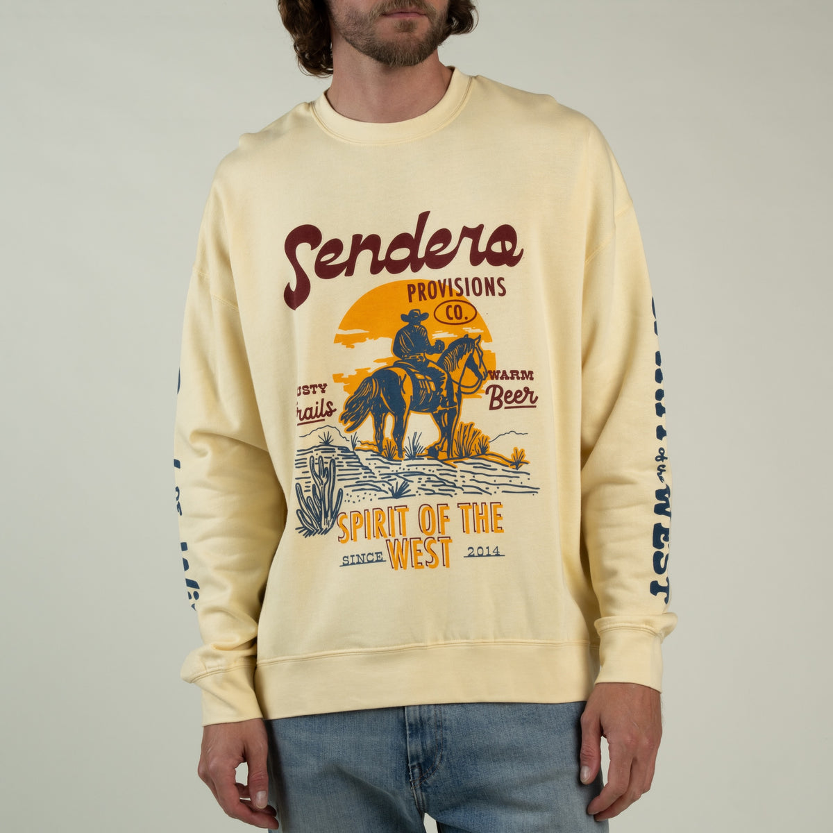 Dusty Trails Sweatshirt - Cream