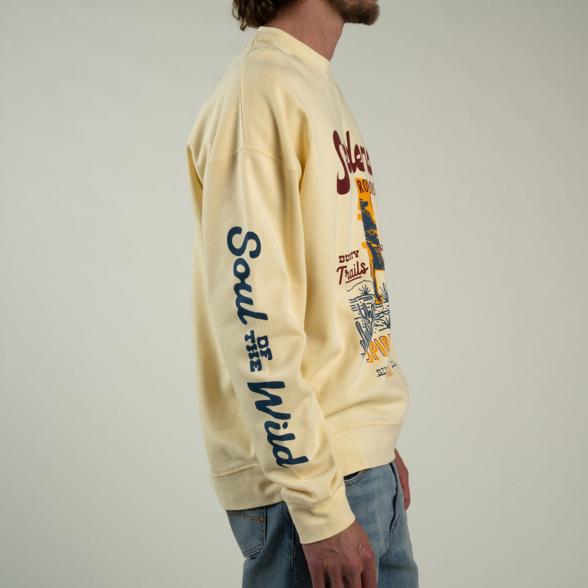 Dusty Trails Sweatshirt - Cream