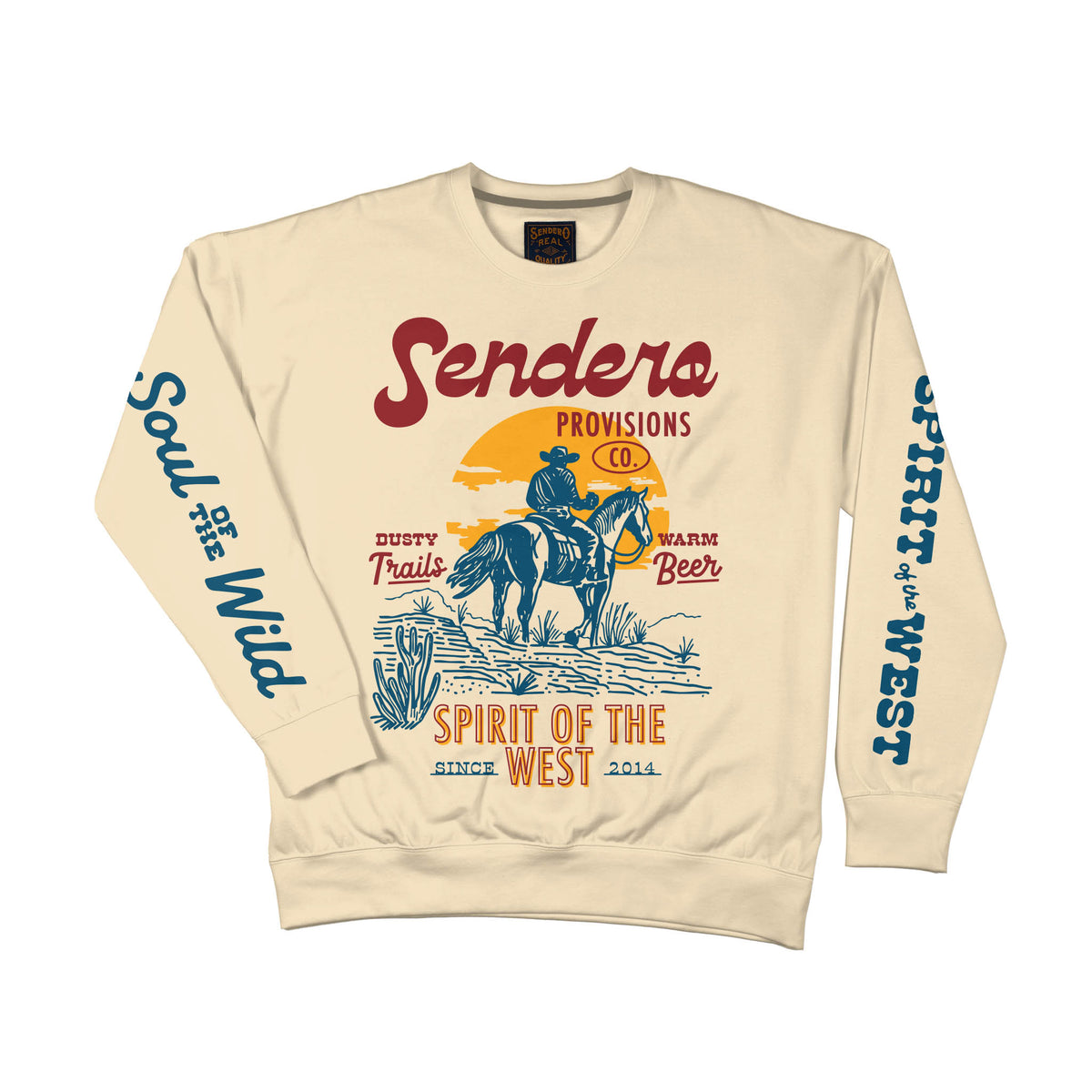 Dusty Trails Sweatshirt - Cream