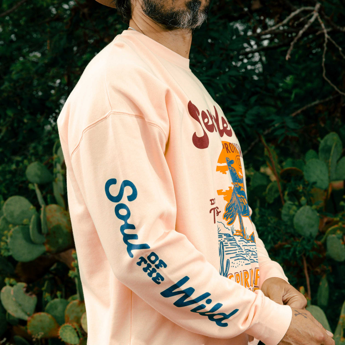 Dusty Trails Sweatshirt - Cream