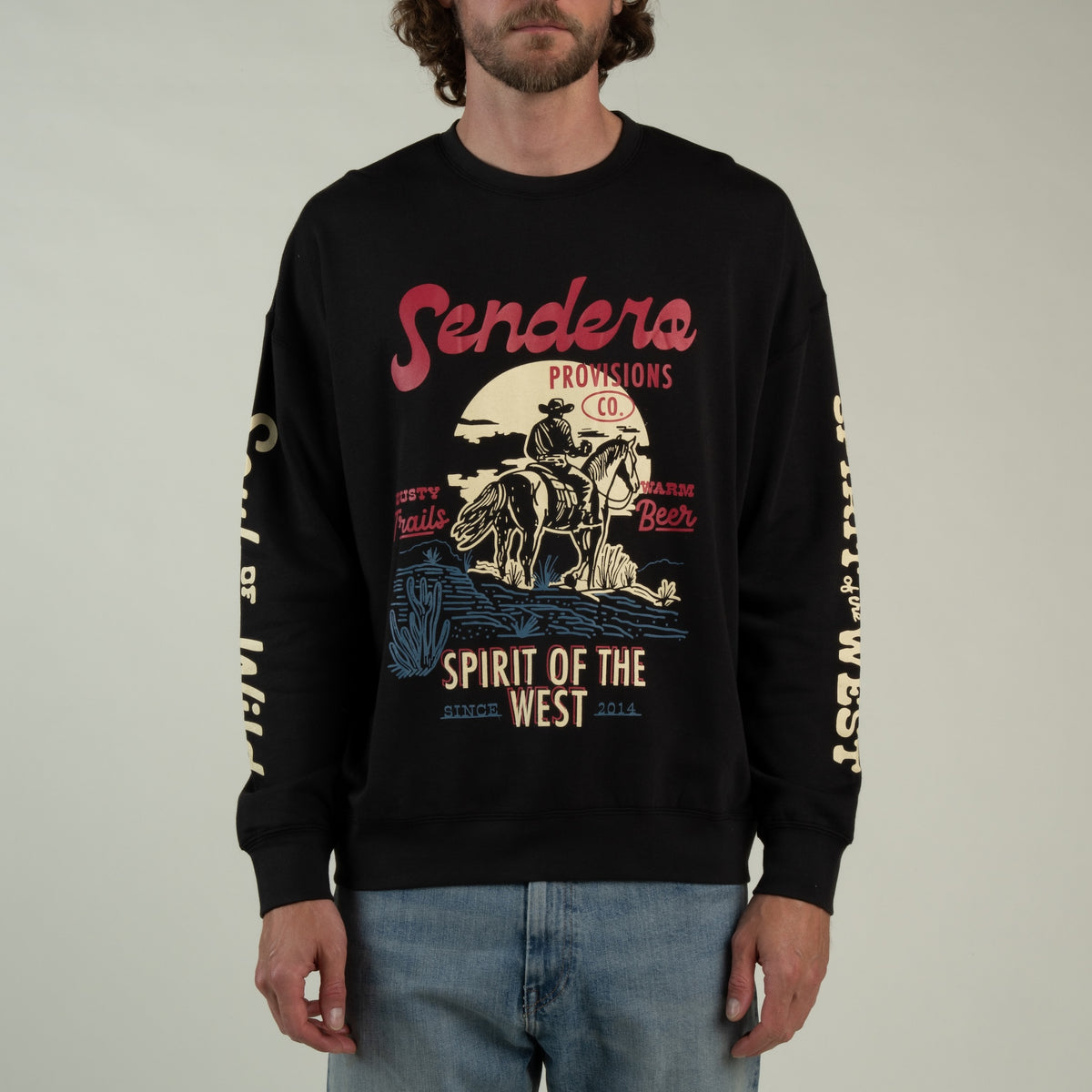 Dusty Trails Sweatshirt - Black