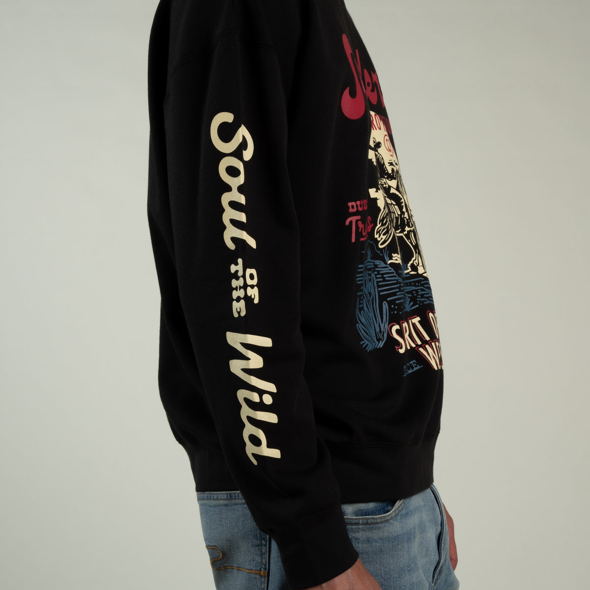 Dusty Trails Sweatshirt - Black