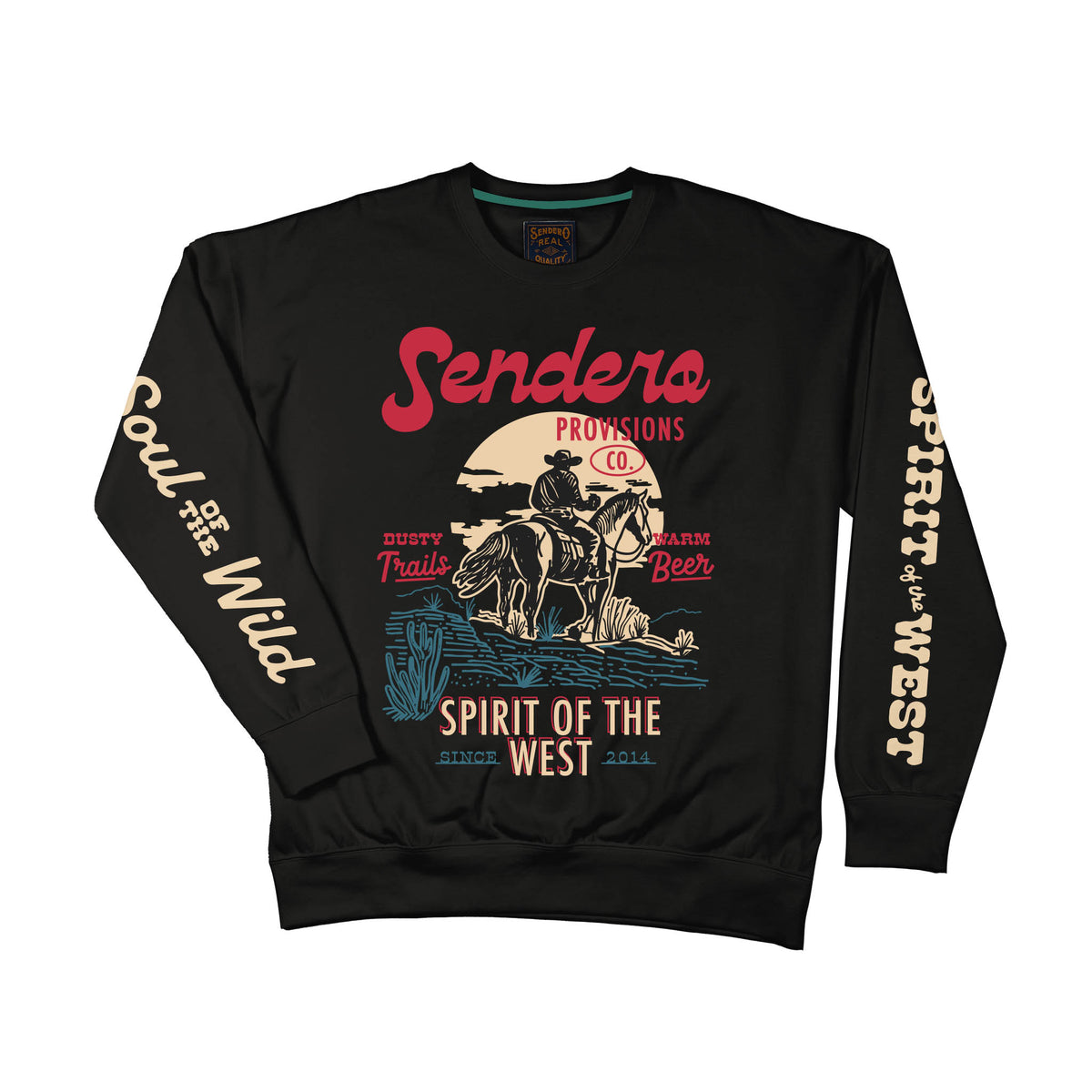 Dusty Trails Sweatshirt - Black