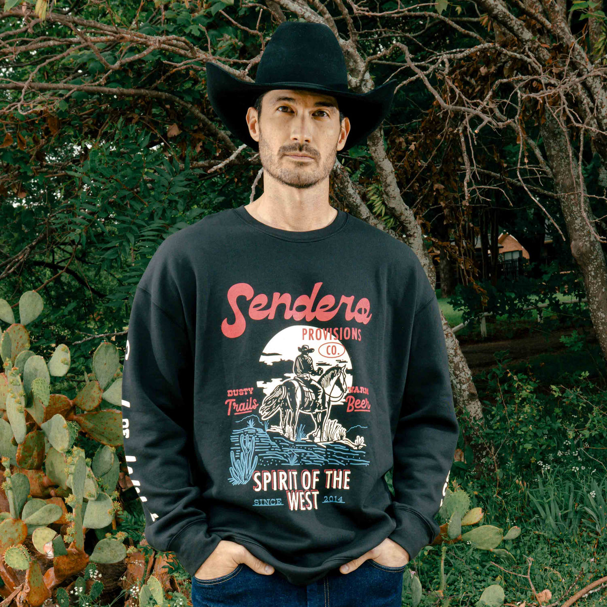 Dusty Trails Sweatshirt - Black