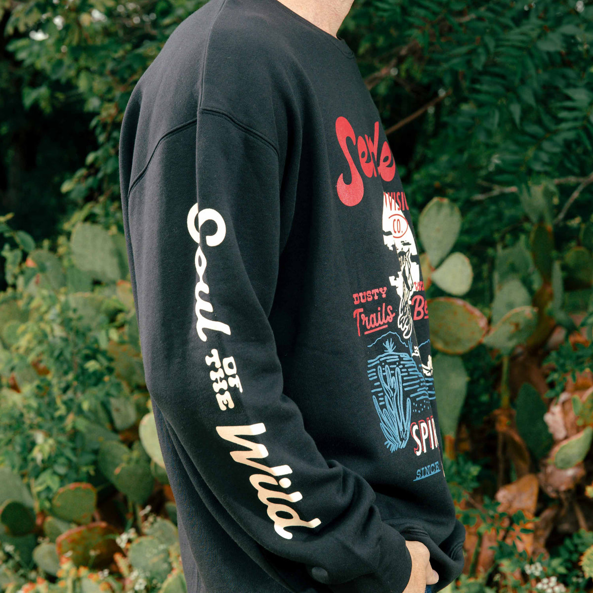 Dusty Trails Sweatshirt - Black
