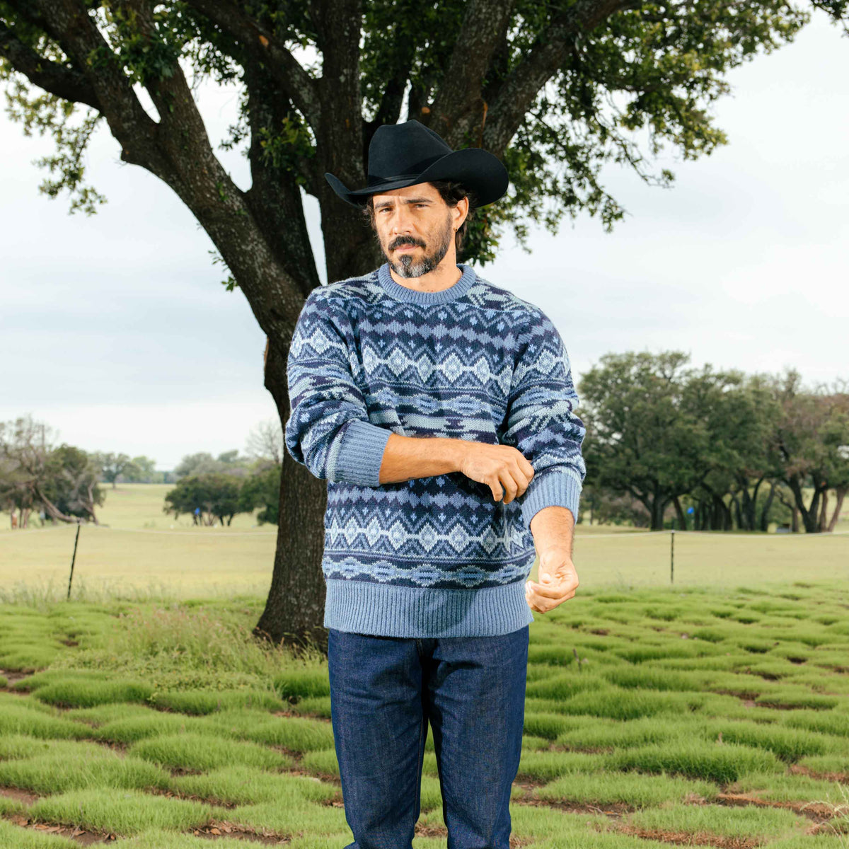 Sombra Sweater - Presidio Stripe - Azul
