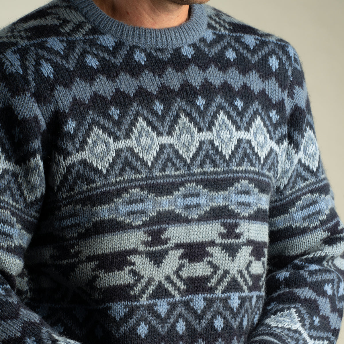 Sombra Sweater - Presidio Stripe - Azul