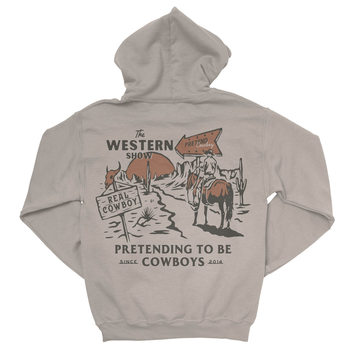 Western Show Hoodie - Sand