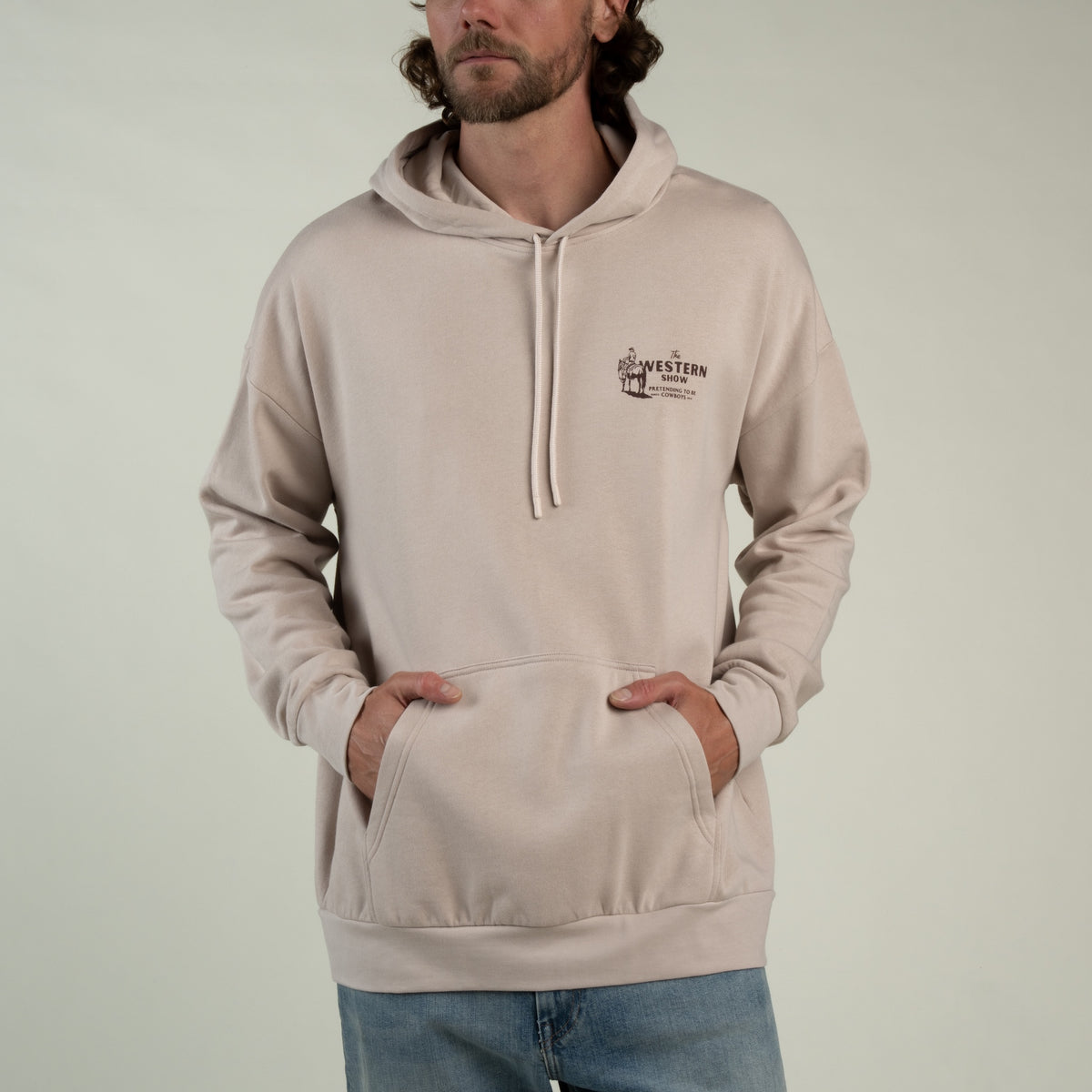 Western Show Hoodie - Sand