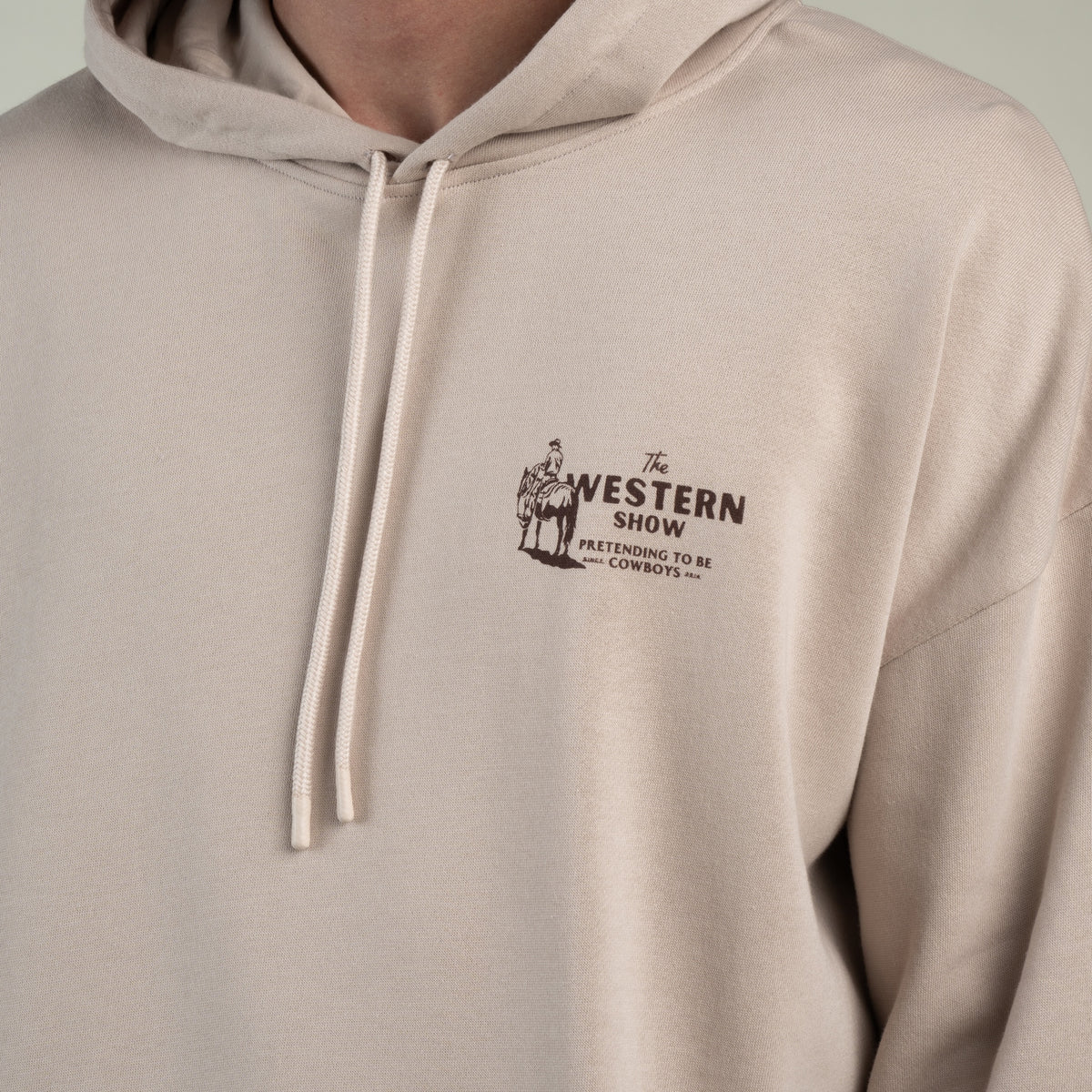 Western Show Hoodie - Sand
