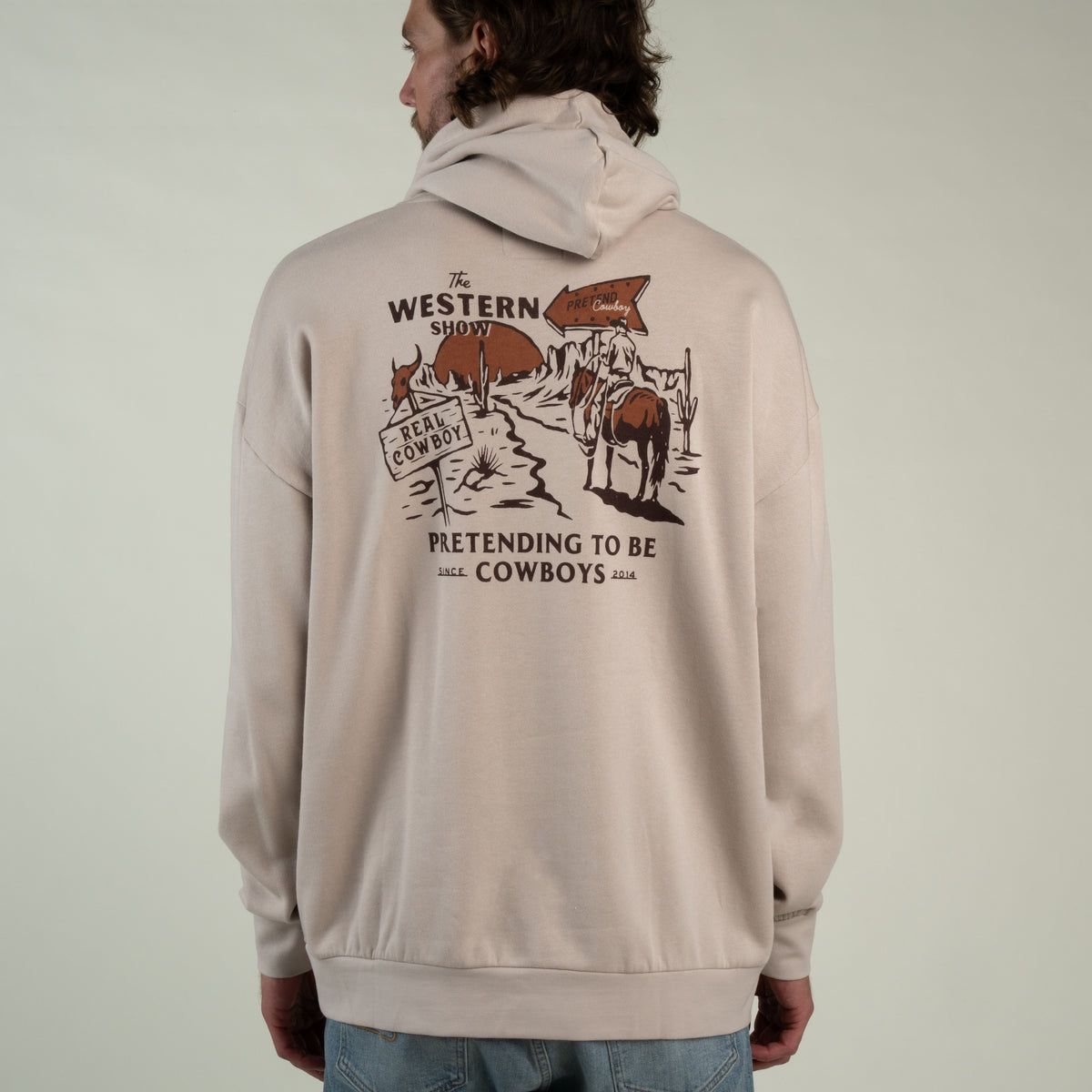 Western Show Hoodie - Sand