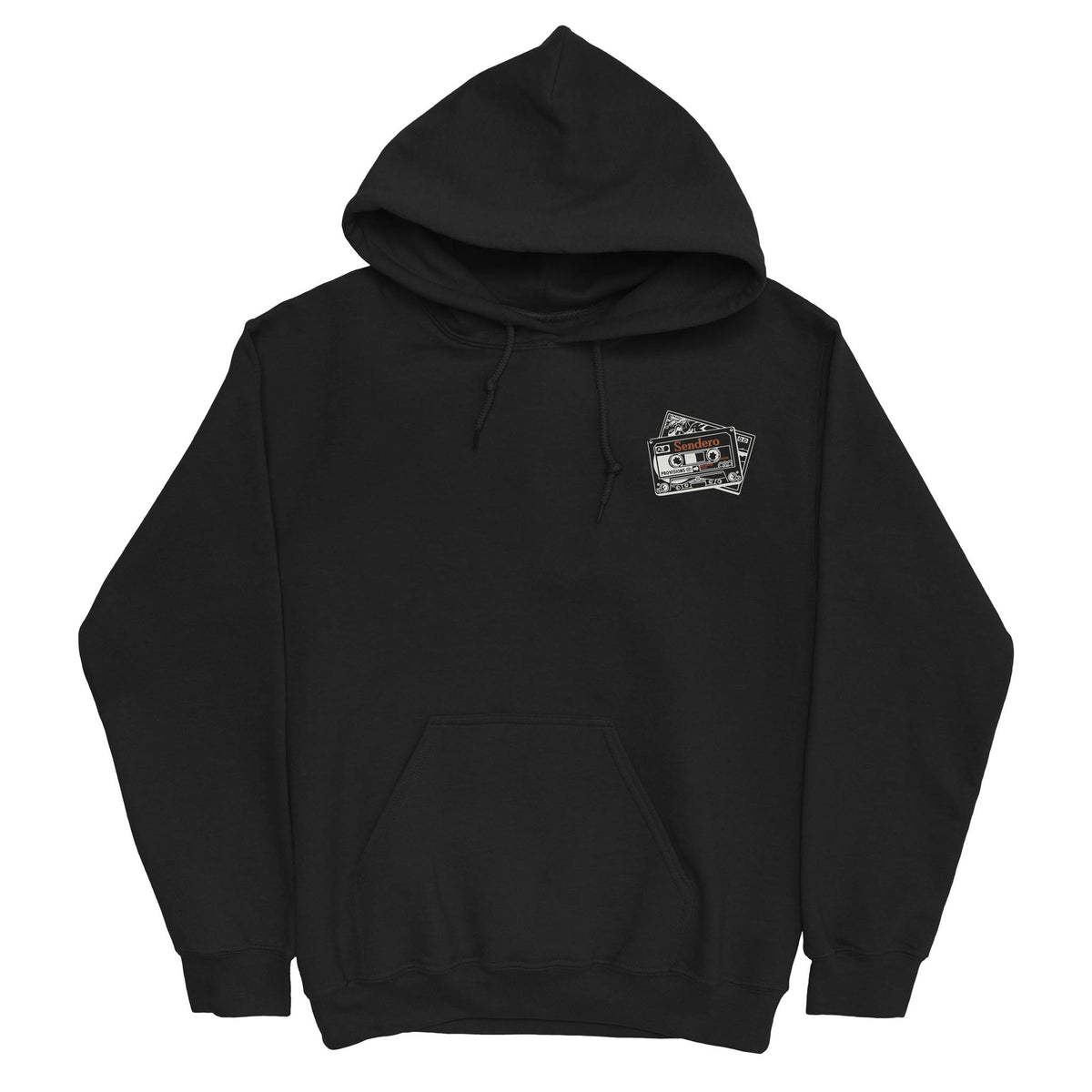 Cassette Tape Hoodie - Black
