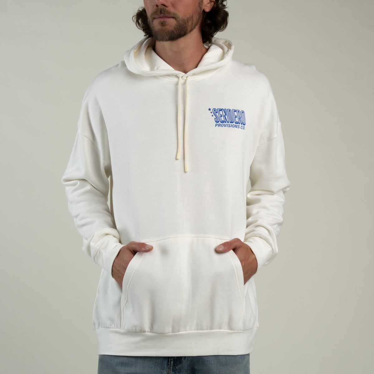 Sendero Western Goods Hoodie - Vintage White