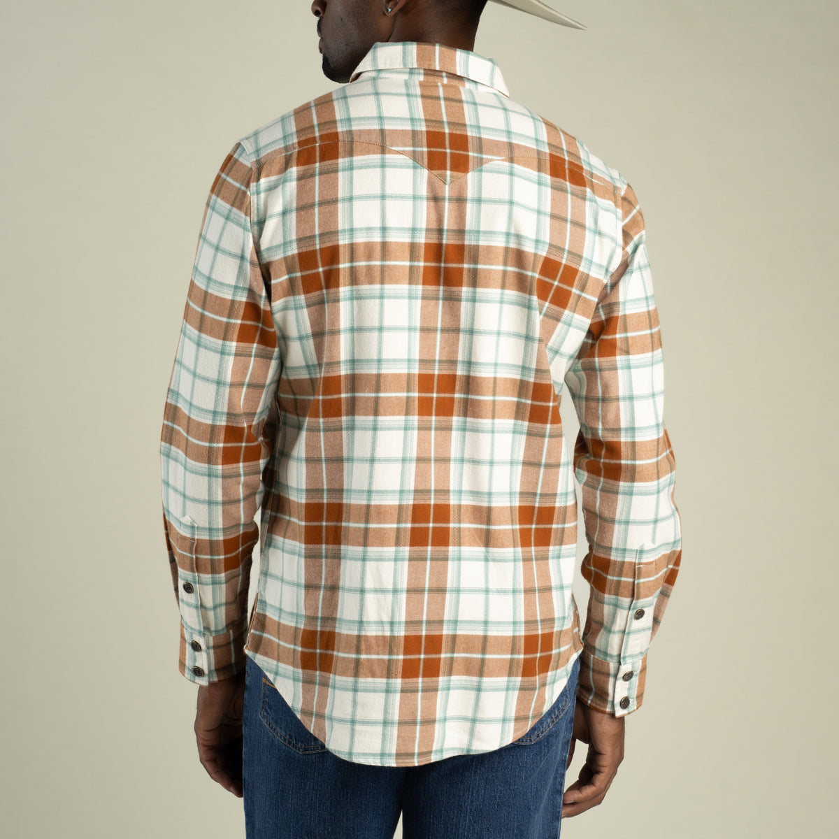 Durango Flannel - Lightweight Stretch - Moab Plaid - Canyon