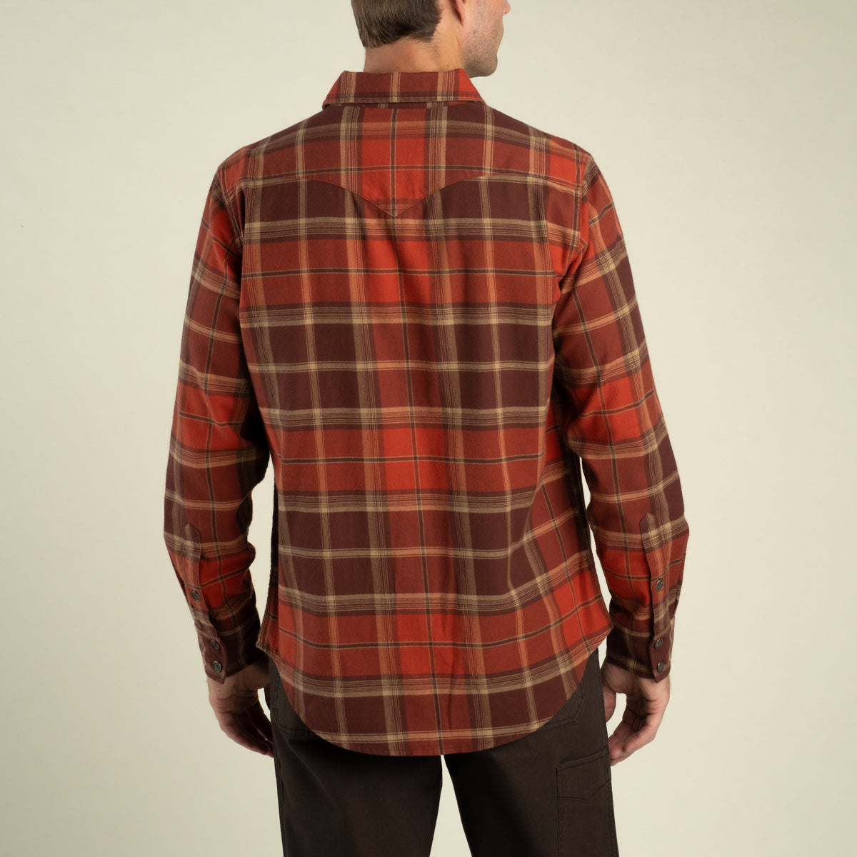 Durango Flannel - Lightweight Stretch - Moab Plaid - Redrock