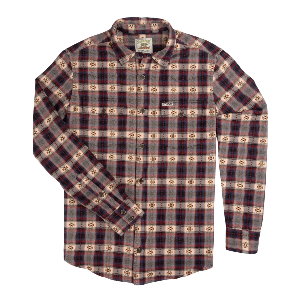 Durango Flannel - Midweight - Agua Dulce - Primrose