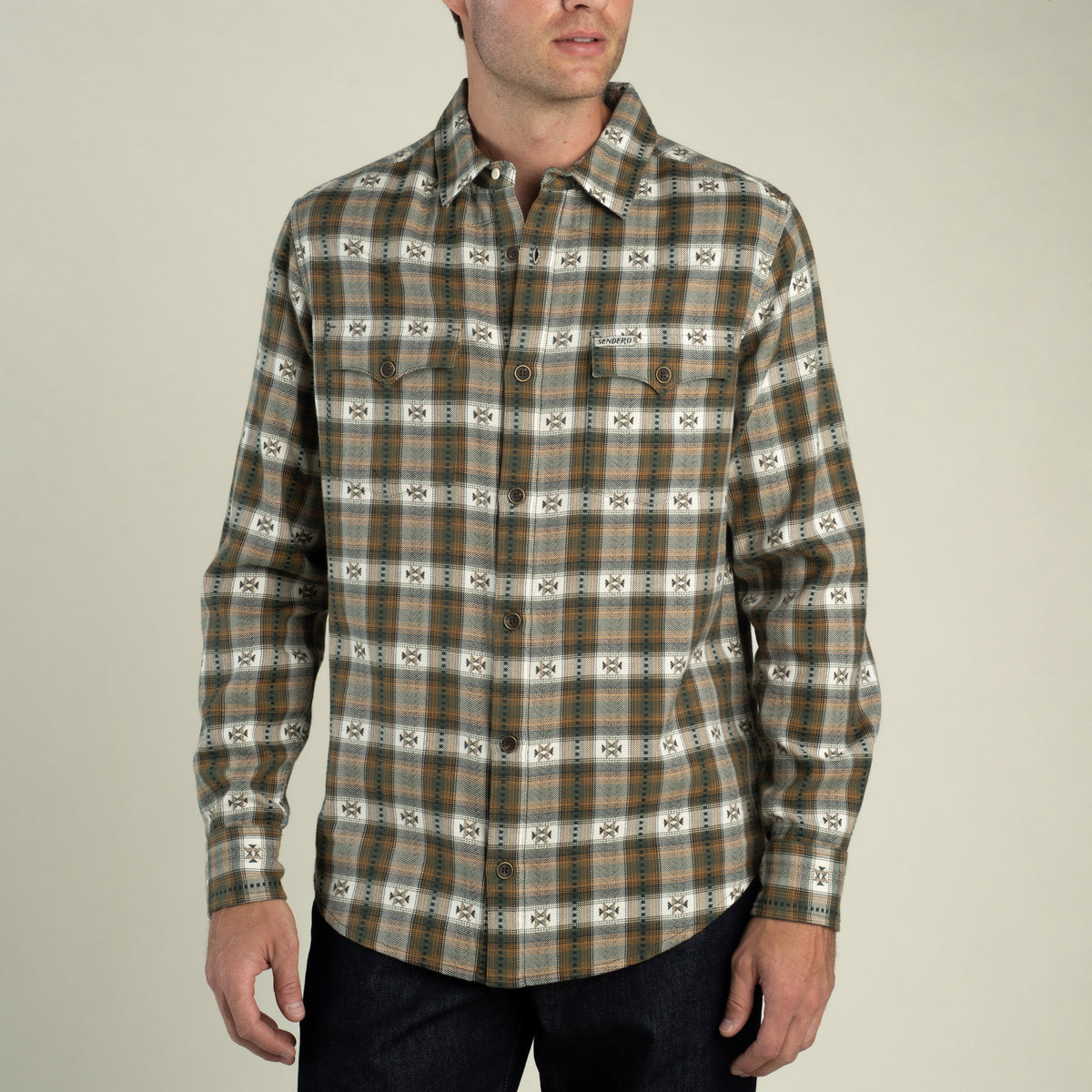 Durango Flannel - Midweight - Agua Dulce - Laurel