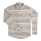 Boquillas Long Sleeve Shirt - Mesilla Chevron - Limestone