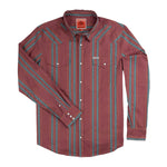 The Wyatt Pearl Snap Long Sleeve Print Shirt
