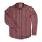 The Wyatt Pearl Snap Long Sleeve Print Shirt - Miles City Stripe - Clay