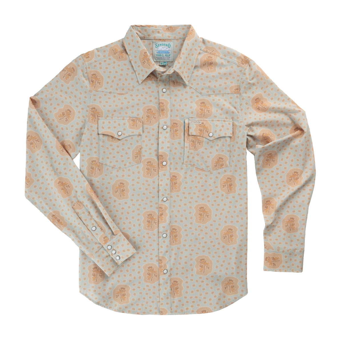 Confluence Tech Long Sleeve Shirt - Bandana Bloom - Rio