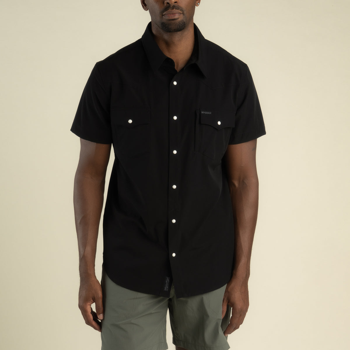 Confluence Tech Short Sleeve Shirt - Black
