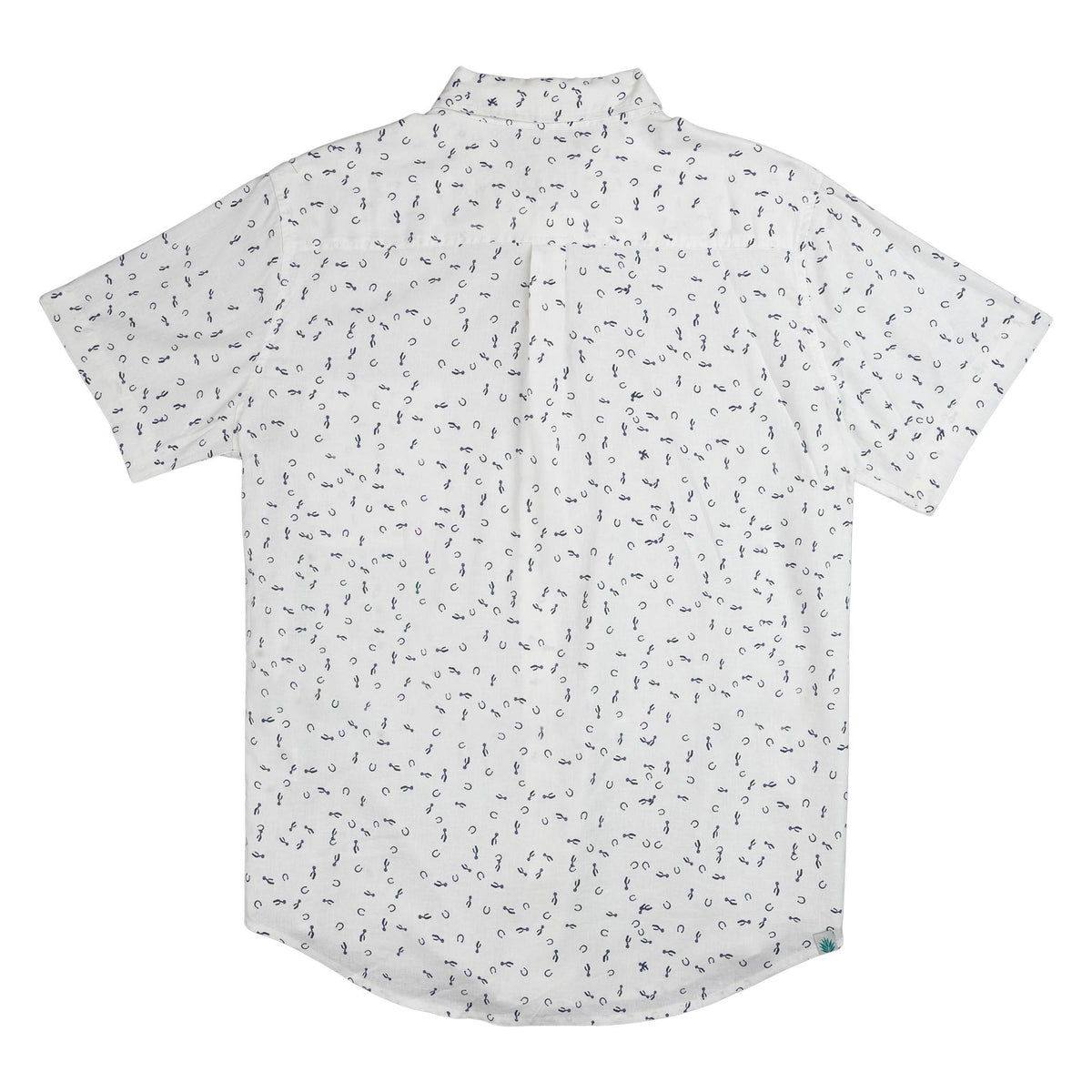 City Slicker Button Up Short Sleeve - Best of Luck - White