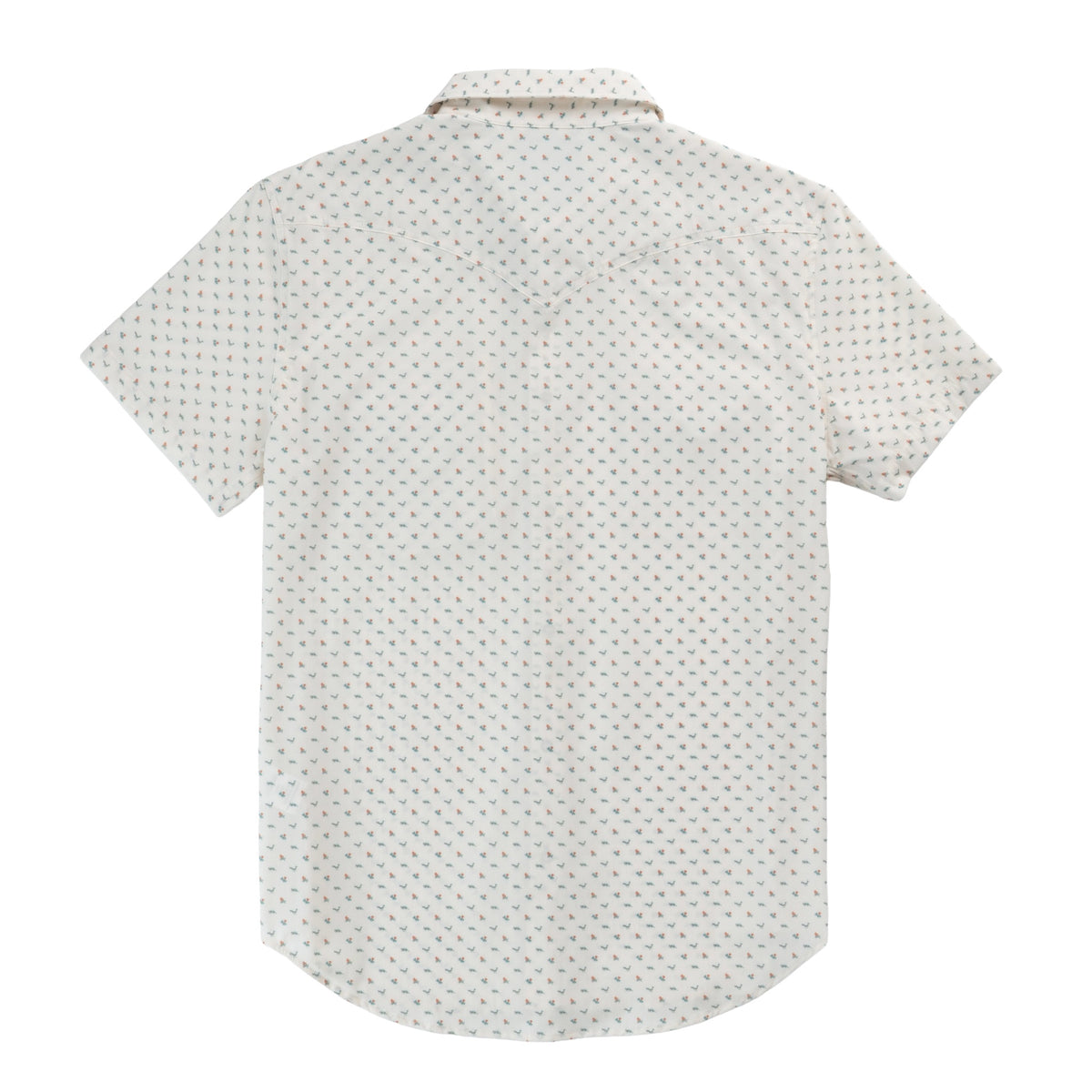 Confluence Tech Short Sleeve Shirt - Tejas Amigos - Cream