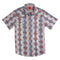 The Wyatt Pearl Snap Short Sleeve Print Shirt - Cienega Stripe - Clay