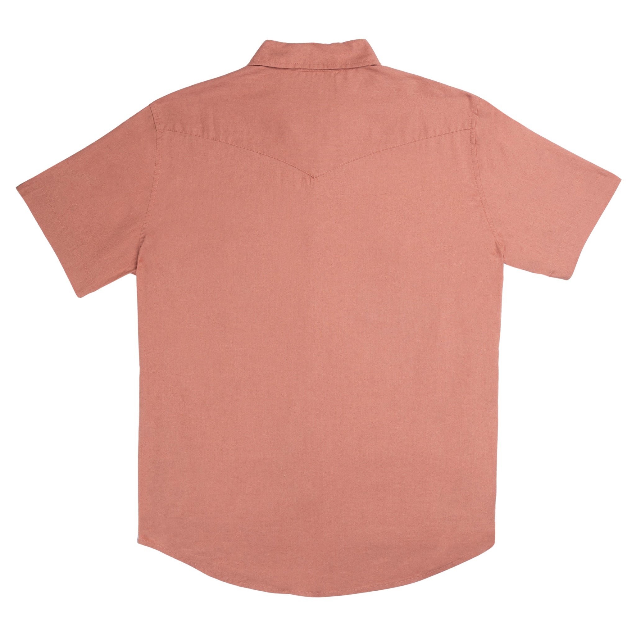 The Wyatt Pearl Snap Short Sleeve Solid Shirt - Nantucket Red