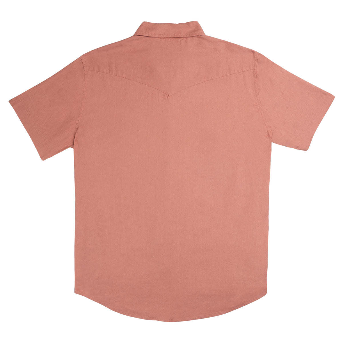 The Wyatt Pearl Snap Short Sleeve Solid Shirt - Nantucket Red