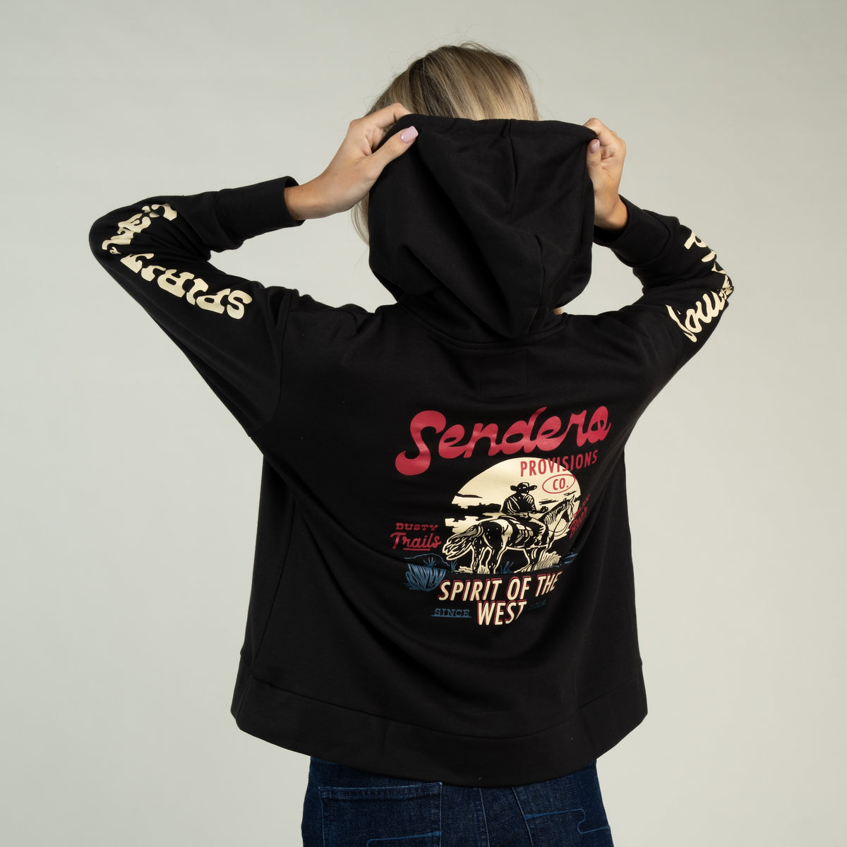 Women's Dusty Trails Hoodie - Black