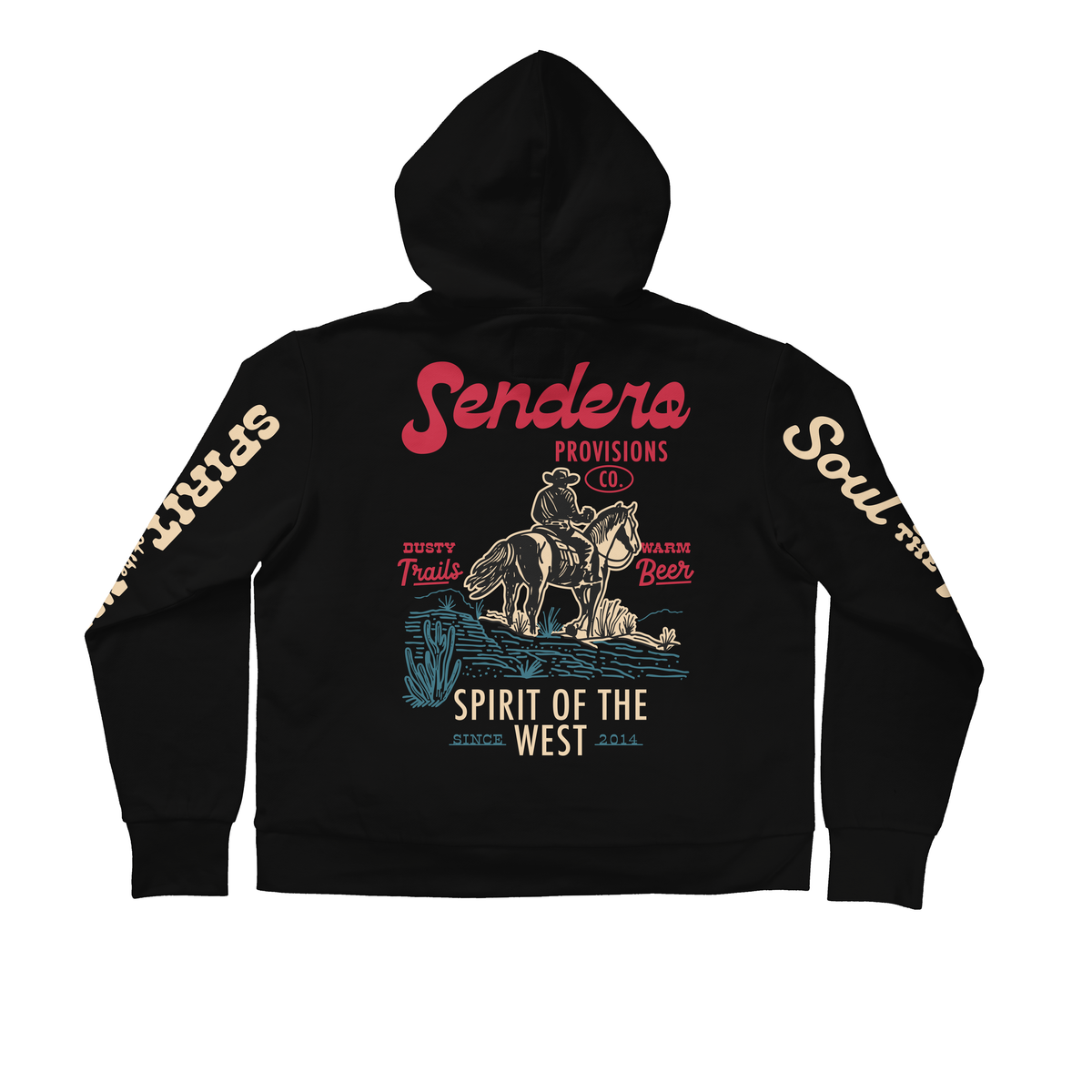 Women's Dusty Trails Hoodie - Black