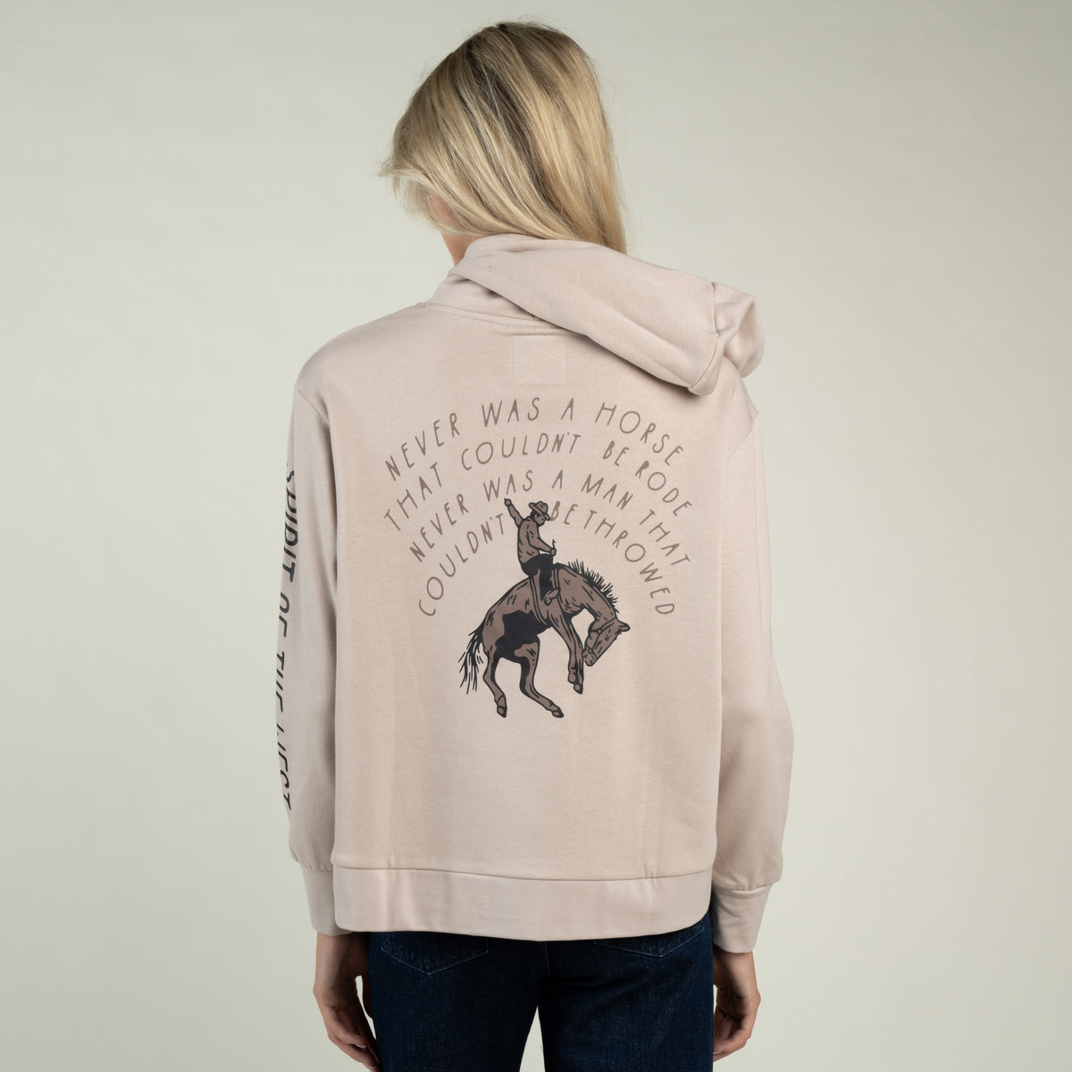 Women's Never Was A Horse Hoodie - Sand