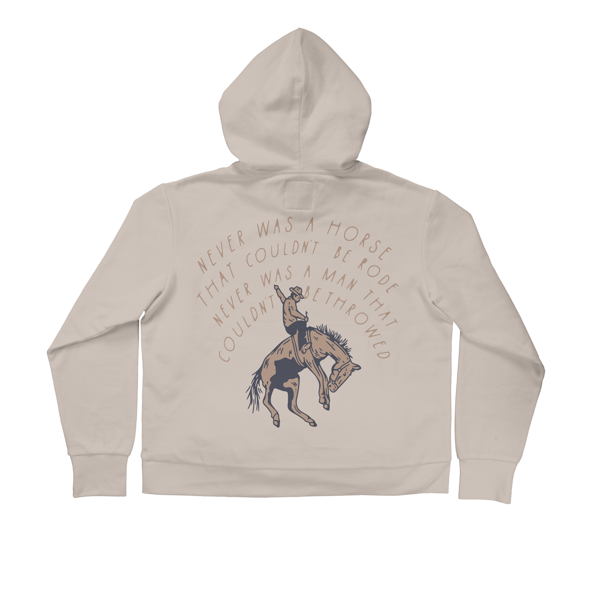Women's Never Was A Horse Hoodie - Sand