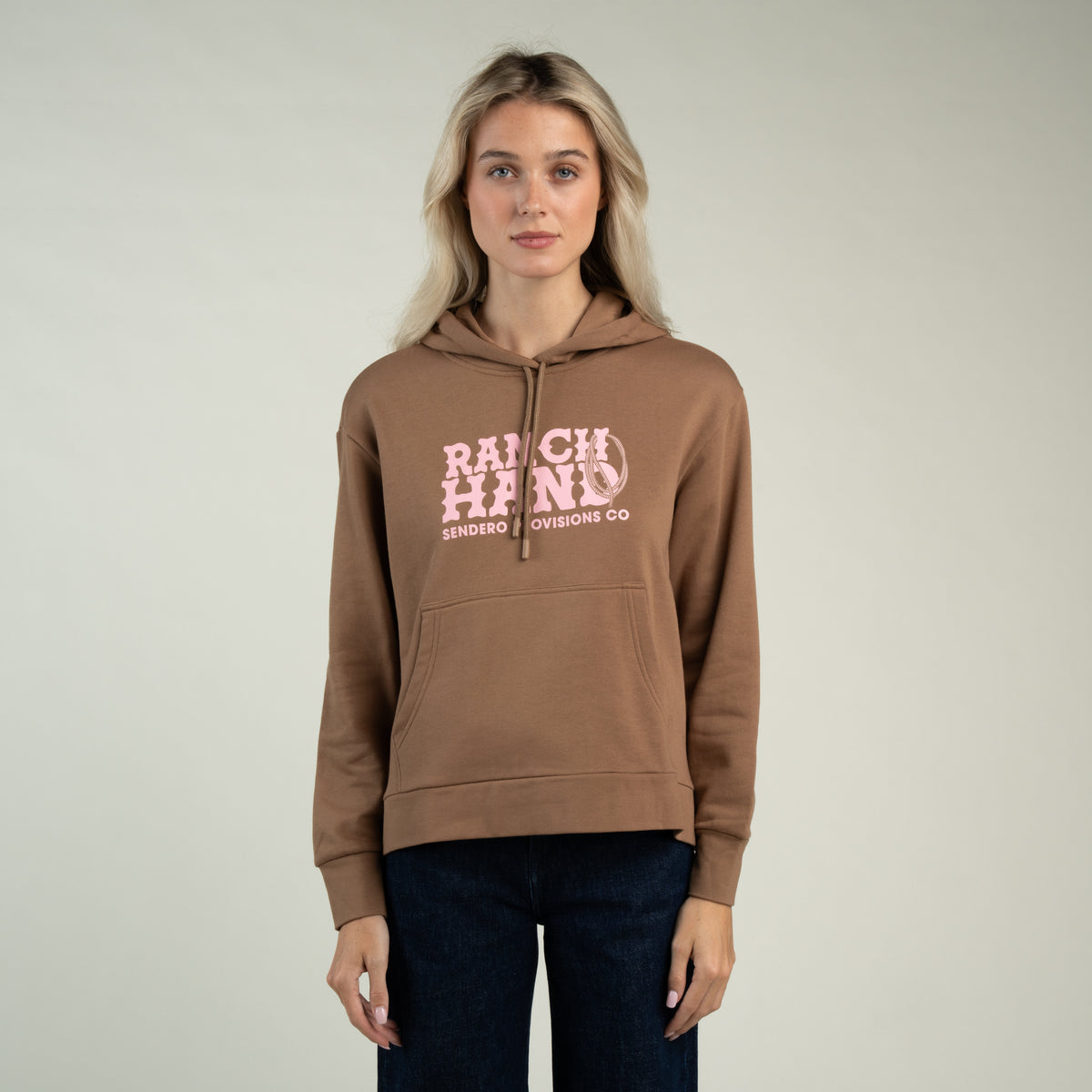 Women's Ranch Hand Hoodie - Light Brown