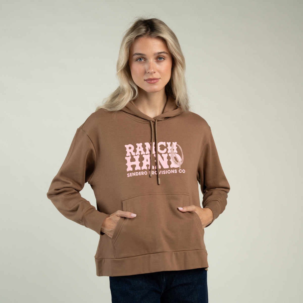 Women's Ranch Hand Hoodie - Light Brown