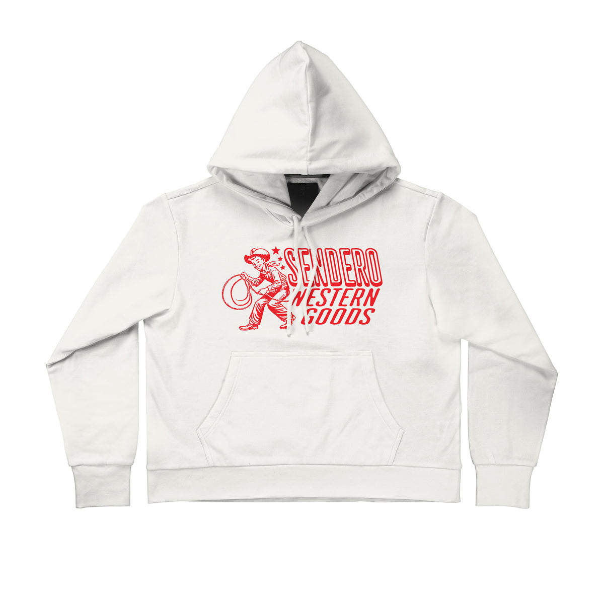 Women's Western Goods Hoodie - Vintage White