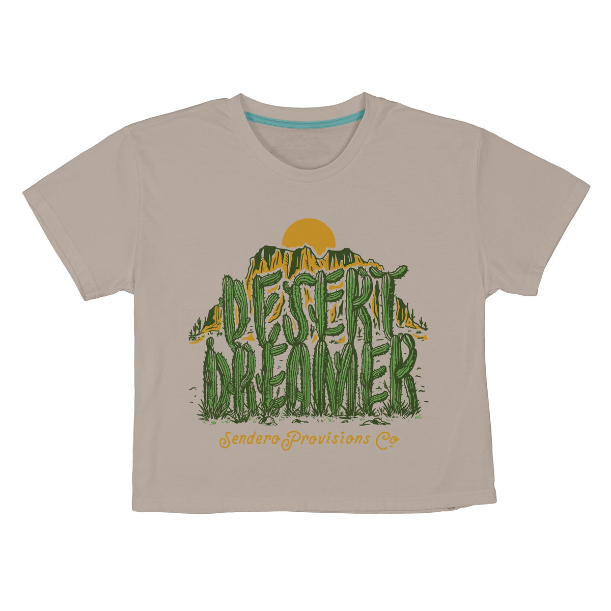 Desert Dreamer Boxy Tee - Sand