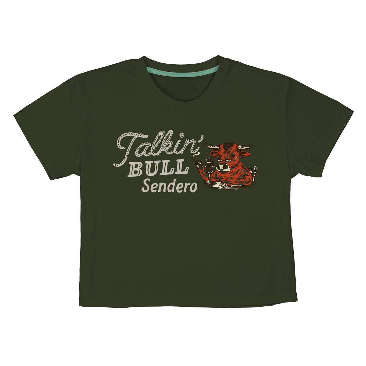 Talkin' Bull Boxy Tee - Green