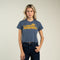Cowboy Lift Off Boxy Tee - Navy