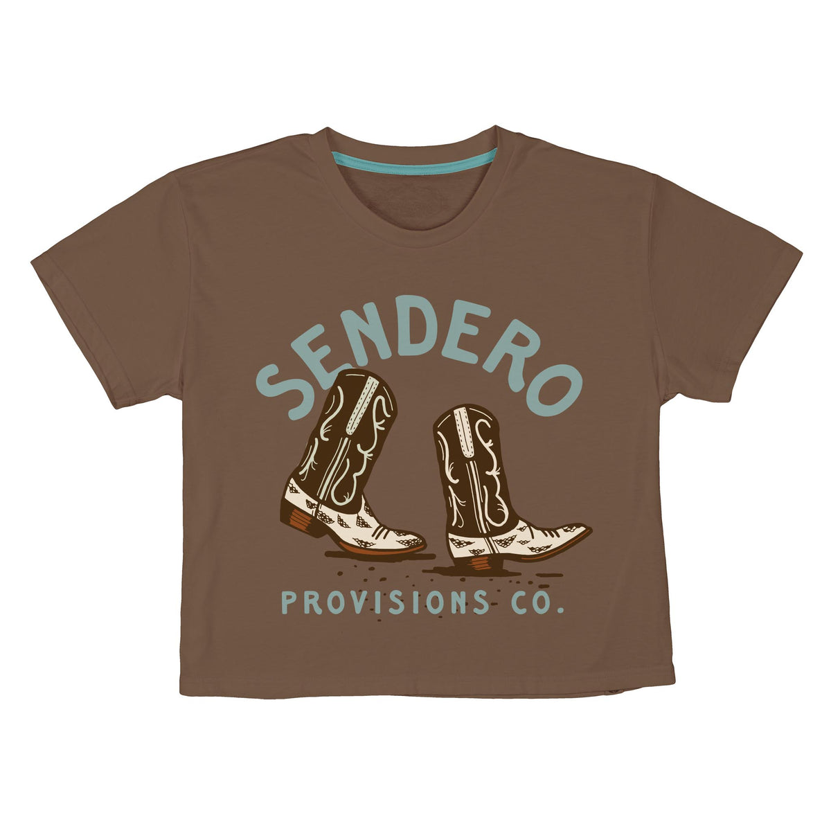 High Stepper Boxy Tee - Light Brown