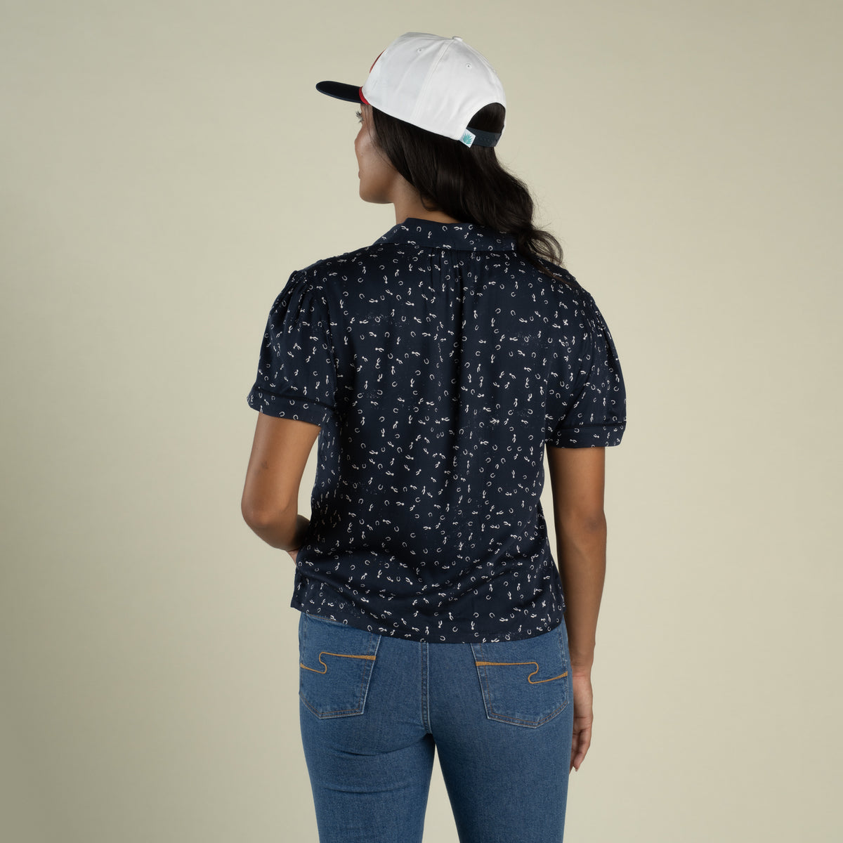 Cheyenne Western Blouse - Best of Luck - Midnight