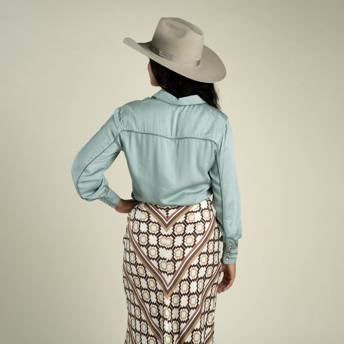 Dakota Blouse - Faded Sage
